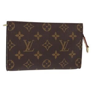 LOUIS VUITTON Monogram Bucket PM Accessory Pouch LV Auth 160344